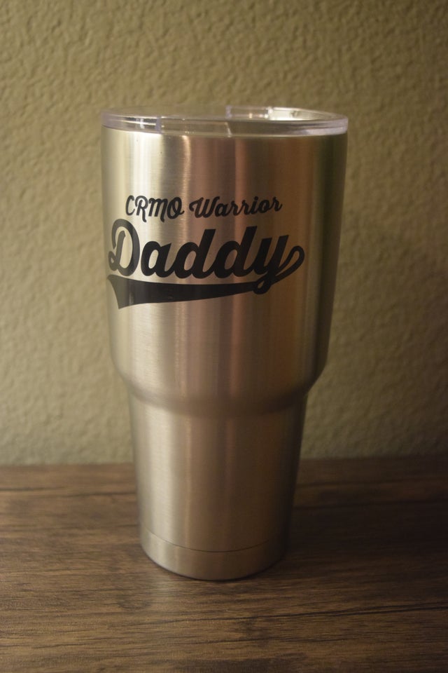 CRMO Warrior Daddy Stainless Steel Tumbler with Lid